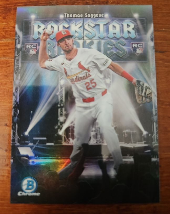 2025 Bowman Chrome #RR-17 Thomas Saggese — front