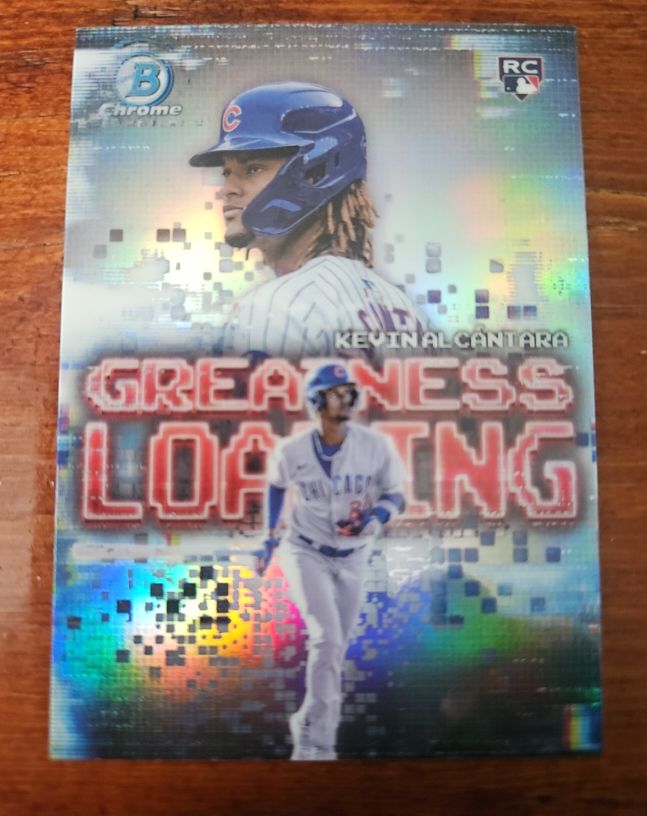 2025 Bowman Chrome #GL-3 Kevin Alcantara Greatness Loading — front