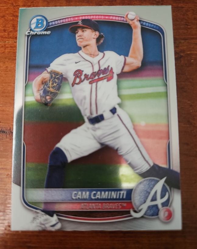 2025 Bowman Chrome Prospects #BCP-46 Cam Caminiti — front