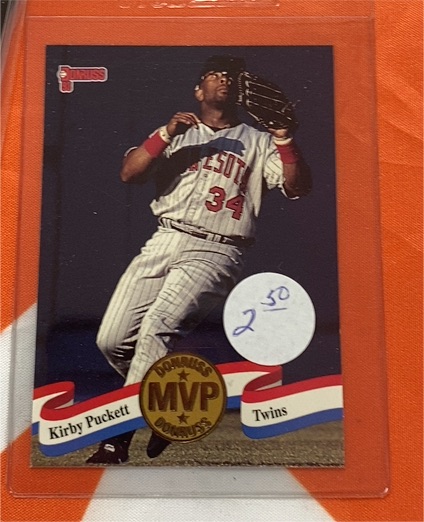 1993 Donruss MVP #MVP-18 Kirby Puckett — front
