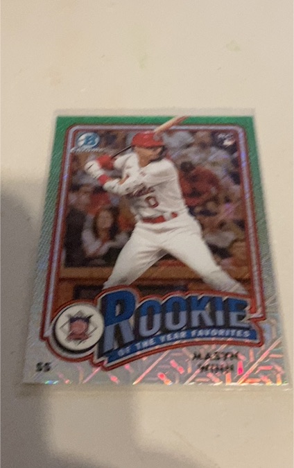 2024 Bowman Chrome Rookie of the Year Favorites #ROY-3 Masyn Winn — front