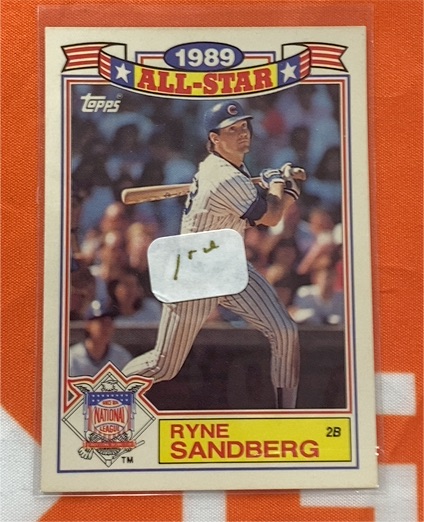 1990 Topps #3 Ryne Sandberg — front