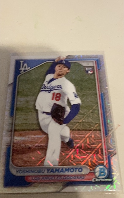2024 Bowman #36 Yoshinobu Yamamoto — front