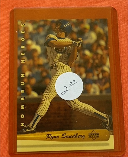1990 Upper Deck Homerun Heroes Ryne Sandberg — front
