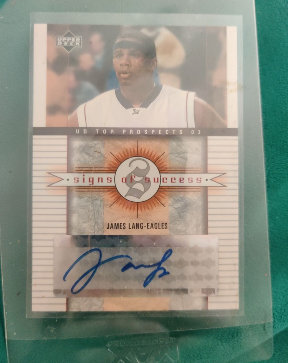 2003-04 Upper Deck Top Prospects Signs of Success #SS-JL James Lang-Eagles — front