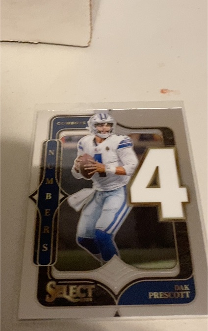 2024 Panini Select - Select Numbers Dak Prescott #14 — front