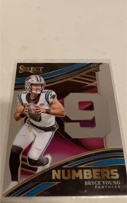 2023 Panini Select Numbers #NMB-BYO Bryce Young — front