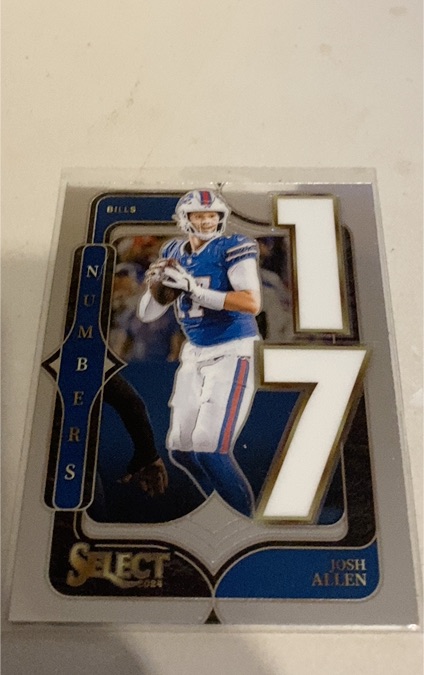 2024 Panini Select Select Numbers #10 Josh Allen — front