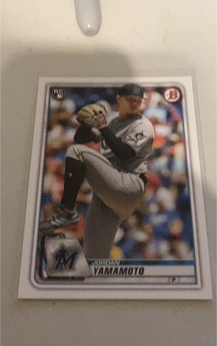 2020 Bowman #6 Jordan Yamamoto — front