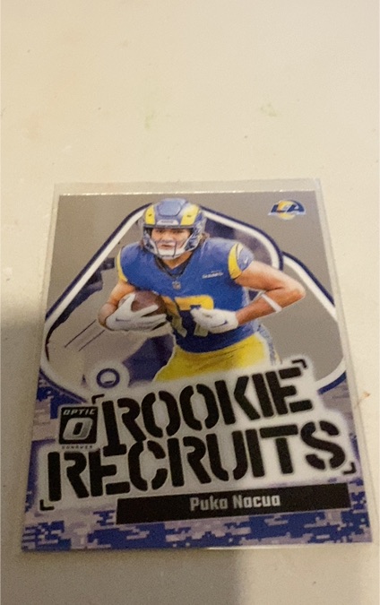 2023 Panini Donruss Optic Rookie Recruits #13 Puka Nacua — front
