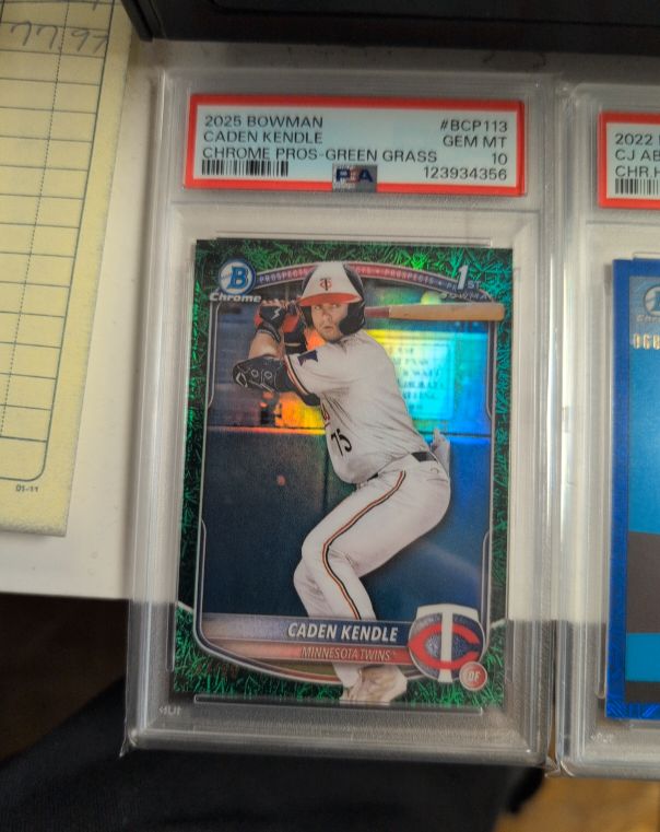 2025 Bowman Chrome Prospects #BCP-113 Caden Kendle — front