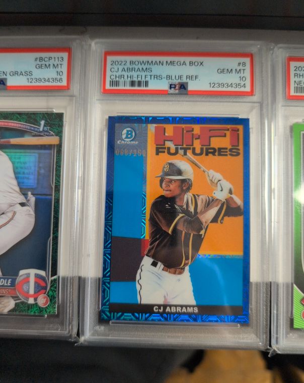 2022 Bowman Chrome Hi-Fi Futures #HIFI-8 CJ Abrams — front