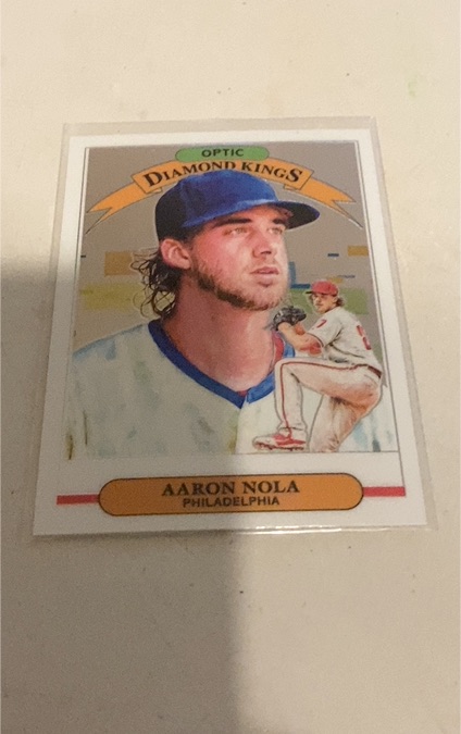 2019 Donruss Optic Diamond Kings #18 Aaron Nola — front