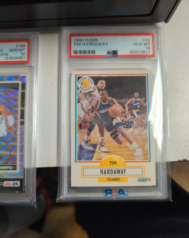1990 Fleer #63 Tim Hardaway — front