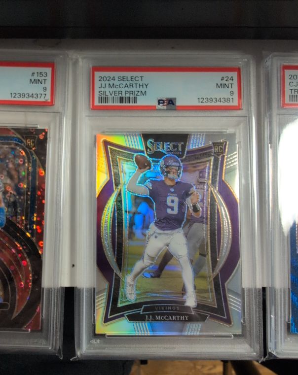 2024 Select #24 J.J. McCarthy Silver Prizm — front