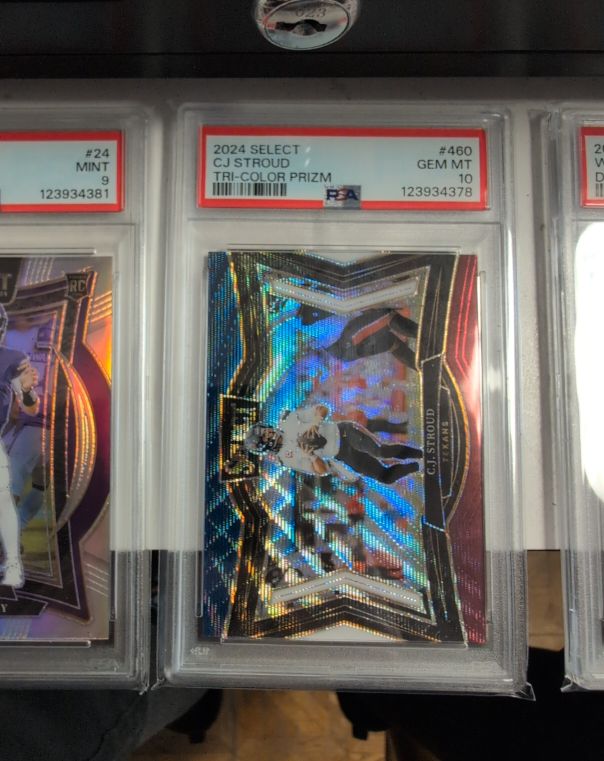 2024 Panini Select #460 CJ Stroud Tri-Color Prizm — front
