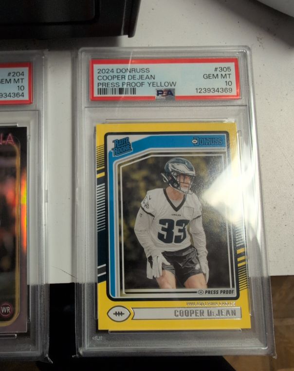 2024 Donruss #305 Cooper DeJean Press Proof Yellow — front
