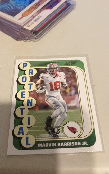 2024 Panini Score #16 Marvin Harrison Jr. Protential — front