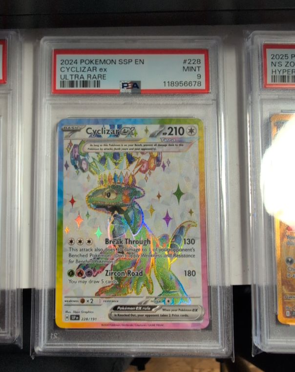 2024 Pokémon SV08: Surging Sparks #228 Cyclizar ex — front
