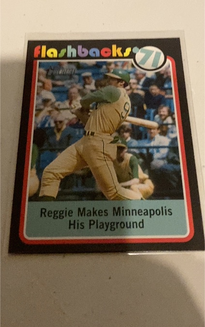 2020 Topps Heritage Baseball Flashbacks #BF-6 Reggie Jackson — front