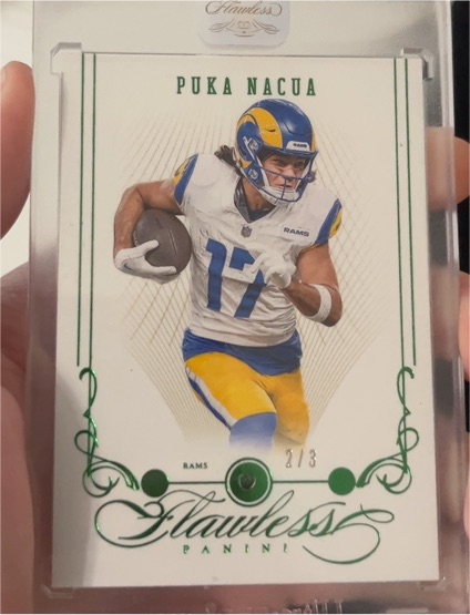 2023 Panini Flawless #3 Puka Nacua — front