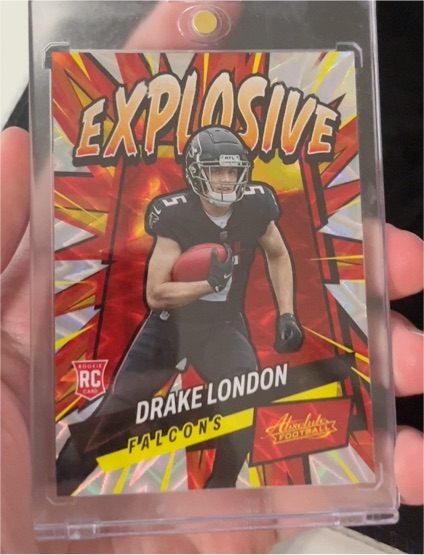 2022 Panini Absolute Explosive #E42 Drake London — front