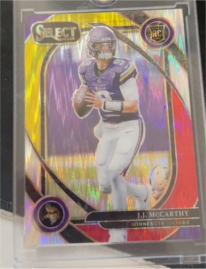 2024 Panini Select Club Level #246 J.J. McCarthy — front