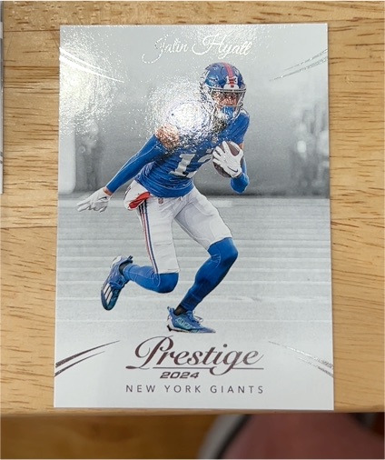 2024 Panini Prestige #222 Jalin Hyatt — front