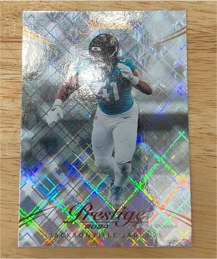 2024 Panini Prestige Xtra Points Diamond #41 Jacksonville Jaguars Player — front