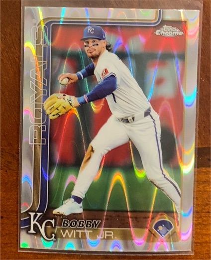 2025 Topps Chrome #93 Bobby Witt Jr — front