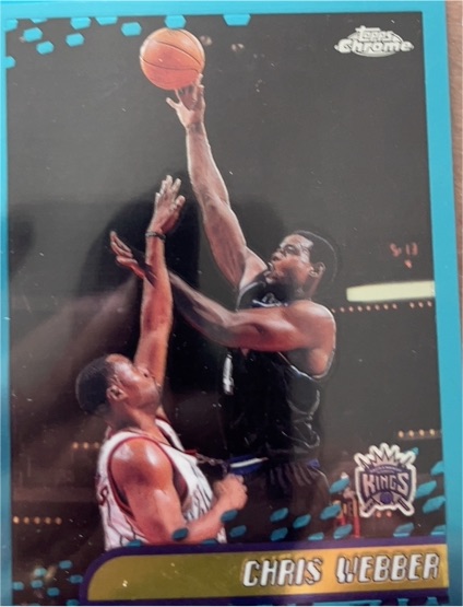 2001-02 Topps Chrome #40 Chris Webber — front