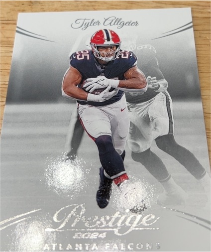 2024 Panini Prestige #12 Tyler Allgeier — front