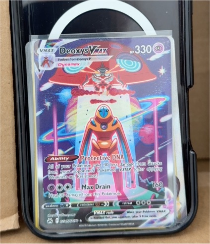 2023 Pokemon Sword & Shield Crown Zenith #GG45 Deoxys VMAX — front