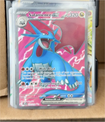 2025 Pokémon TCG #177 Salamence EX — front
