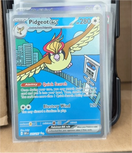 2023 Pokémon TCG SV03: Obsidian Flames #225 Pidgeot ex — front