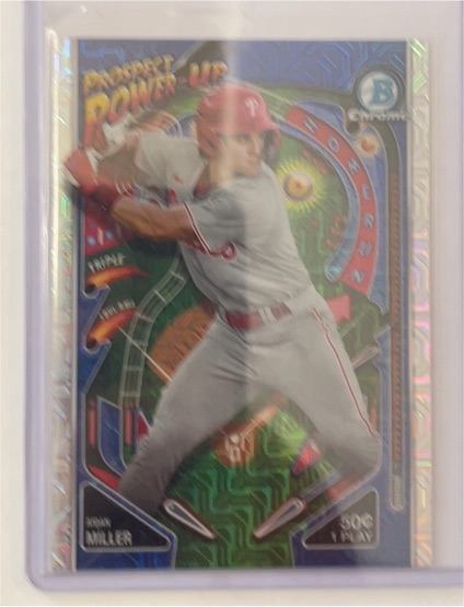 2024 Bowman Chrome #PP-18 Aidan Miller Prospect Power-Up — front