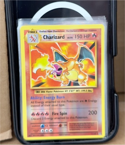 1999 Pokémon #6 Charizard — front