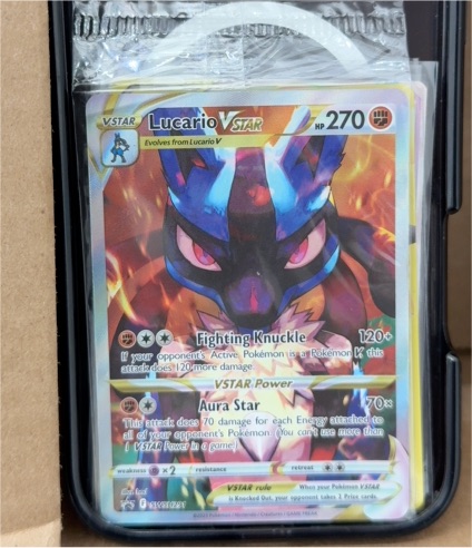 2023 Pokémon SWSH Black Star Promo #SWSH291 Lucario VSTAR — front