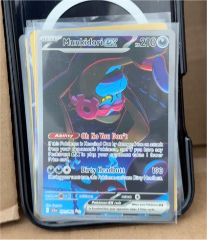 2024 Pokémon Shrouded Fable #091 Munkidori ex — front