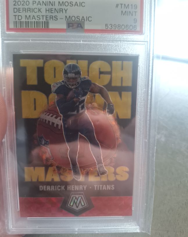 2020 Panini Mosaic #TM19 Derrick Henry Touchdown Masters — front