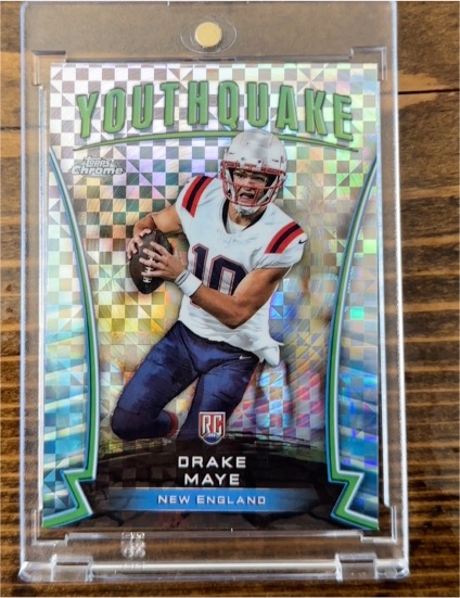 2024 Topps Chrome #Y-2 Drake Maye Youthquake — front