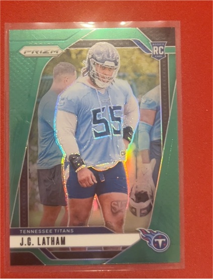 2024 Panini Prizm #334 J.C. Latham — front