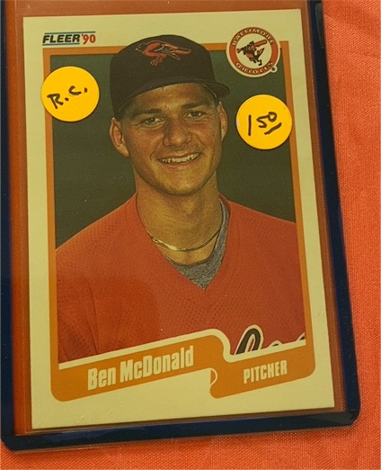 1990 Fleer #180 Ben McDonald — front