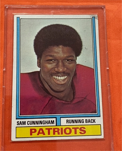 1974 Topps #502 Sam Cunningham — front
