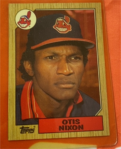 1987 Topps #486 Otis Nixon — front