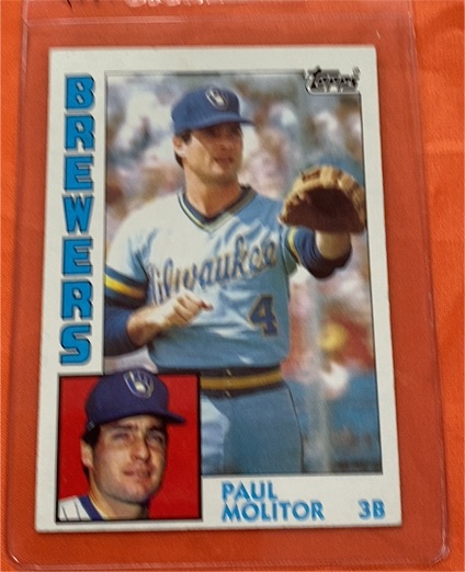 1984 Topps #60 Paul Molitor — front