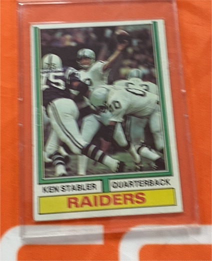 1974 Topps #451 Ken Stabler — front