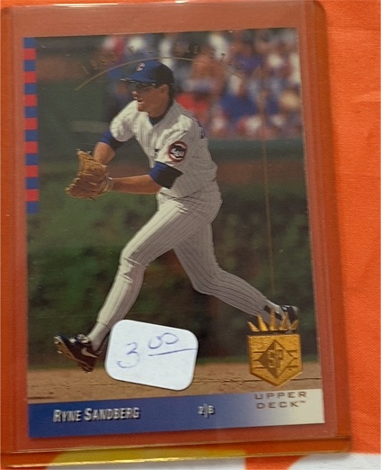 1993 SP #17 Ryne Sandberg AS Chicago Cubs — front