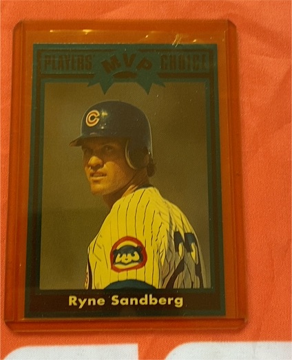 1992 Ryne Sandberg Chicago Cubs "GOLD" MVP Cartwrights #2 — front