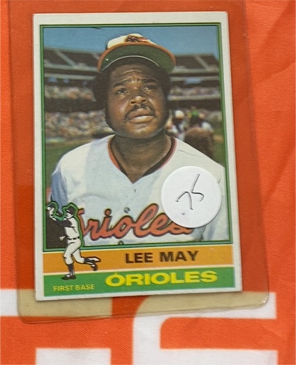 1976 Topps #210 Lee May — front